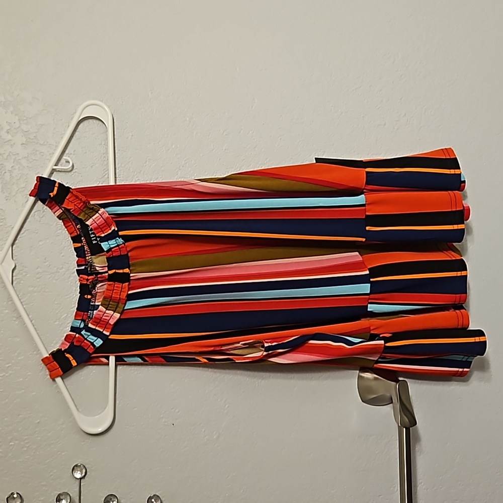 Multicolored Fifty Street Bright M Top